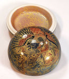 Fujii Kinsai Arita Japan - Yurisai Kinran Phoenix Kogo 6.2 cm (Superlative Collection) - Free Shipping