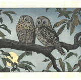Yoshida Toshi - #017001 Fukuro (Two Owls) - Free Shipping