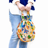 PATORI - Happy bird（ハッピーバード） - Furoshiki (Japanese Wrapping Cloth) 105 x 105 cm