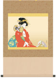 Sankoh Kakejiku - KZ2G9-023- Uemura Shoen - Tsuzumi no ne - Free Shipping