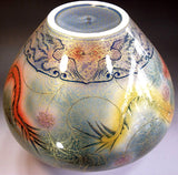 Fujii Kinsai Arita Japan - Yurisai Kinran Rise Dragon Ornamental vase 33.00 cm (Superlative Collection) - Free Shipping