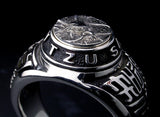Saito - Dragon Crest Emblem(Silver 950) with Sun Tzu Silver Ring　