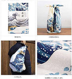 Sumidagawa - Katsushika Hokusai -The Great Wave off Kanagawa (浪裏に富士)  - Furoshiki 104 x 104 cm