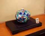 Fujii Kinsai Arita Japan - Somenishiki Platinum Kudzu Vase 21.00 cm - Free Shipping