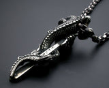 Saito - Rise Dragon & Fudo Myo-o's Sword Silver 925 Pendant Top