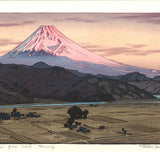 Yoshida Toshi - #016205 Izu Ohito (Mt.Fuji from Ohito in the morning) - Free Shipping