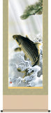 Sankoh Kakejiku - 11F4-025  Oonobori goi (Rising Carp) - Free Shipping