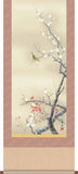 Sankoh Kakejiku - 41A2-052   Kohaku Ume ni Uguisu - Free Shipping