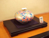 Fujii Kinsai Arita Japan - Somenishiki Golden Sakura Vase 17.50 cm - Free Shipping
