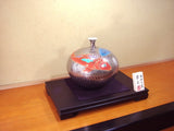 Fujii Kinsai Arita Japan - Somenishiki Platinum Ryusui Monyou & Carp Vase 26.00 cm - Free Shipping