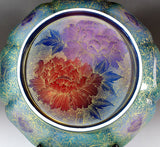 Fujii Kinsai Arita Japan - Yurisai Kinran Peony Ornamental plate 24.60 cm (Superlative Collection) - Free Shipping