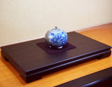 Fujii Kinsai Arita Japan - Somenishiki Platinum Peony Incense burner 10.70 cm  - Free Shipping