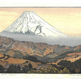 Yoshida Toshi - #016204 Izu Nagaoka no Fuji Fuyu (Mt.Fuji from Nagaoka winter) - Free Shipping