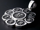 Saito - The Mandala on Lotus flower Silver 950 Pendant Top (Small)