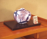 Fujii Kinsai Arita Japan - Somenishiki Kinsai Yurikou Suikasou Vase 14.50 cm - Free Shipping