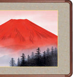 Sankoh Framed Mt. Fuji - 7B5-029 - Aka Fuji