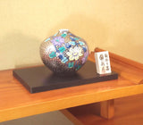Fujii Kinsai Arita Japan - Somenishiki Platinum Tessen Vase 14.50 cm - Free Shipping