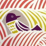 Kata Kata - Neko to Tori (Cats and birds) Pink ねこととり ピンク- Furoshiki   70 x 70 cm