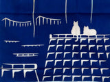 Kenema - Tokutoseki (Mezzanine)  (The dyed Tenugui)