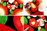 Asayama Misato - Tsubaki (Camellia)  50 x 50 cm Furoshiki (Japanese Wrapping Cloth)　