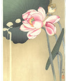 Ohara  Koson - Hasu ni suzume (Lotus and sparrow) - Free Shipping