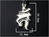 Saito - Khan Shape Silver Pendant Top (Silver 925)