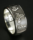 Saito - New Calligraphy Ryujyo Rinshin Ring (Silver 950)