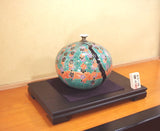 Fujii Kinsai Arita Japan - Somenishiki Kinsai Seigaiha Shidare Ume (Plum) Vase 24.50 cm - Free Shipping