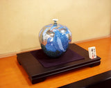 Fujii Kinsai Arita Japan - Somenishiki Platinum Quail Vase 24.80 cm - Free Shipping