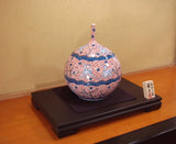 Fujii Kinsai Arita Japan - Somenishiki Kinsai Momiji & Deer Vase 30.50 cm - Free Shipping