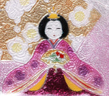 Saikosha - #008-10 Heianbina (Cloisonné ware ornamental plate) - Free Shipping
