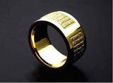Saito - Sun Tzu's The Art of War - IV.Tactical Dispositions Gold Ring (18Kt Gold)
