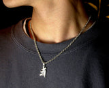 Saito - Man Shape Silver Pendant Top (Silver 925)