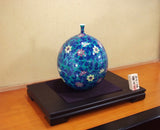 Fujii Kinsai Arita Japan - Iro Nabeshima style Somenishiki Tessen Vase 30.00 cm - Free Shipping
