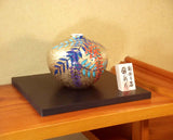 Fujii Kinsai Arita Japan - Somenishiki Golden Wisteria Vase 14.50 cm - Free Shipping