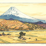 Yoshida Toshi - #018301 Izu Ohito no Fuji Aki  (Mt.Fuji from Ohito, Autmun) - Free Shipping