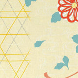 Hare tsutsumi - Chrysanthemum Yellow Furoshiki　晴れ着つつみ 菊 イエロー (Japanese Wrapping Cloth)  145 x 145 cm