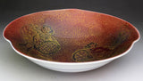 Fujii Kinsai Arita Japan - Kinran shuyoshiki Yurisai Kinran Kissho Kozuchi Ornamental plate 20.90 cm (Superlative Collection) - Free Shipping