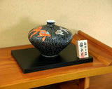 Fujii Kinsai Arita Japan - Tetsuyu Kinsai Goldfish Vase 14.90 cm - Free Shipping