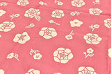 Omotenashi -  Double-Sided Dyeing Bara (Rose) Green/Pink 薔薇（ばら）／草色（くさいろ）- Furoshiki (Japanese Wrapping Cloth)