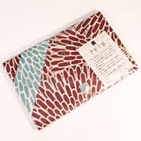 Isamonyou -  Double-Sided Dyeing Kiku (Chrysanthemum) Purple/Light Green- Furoshiki (Japanese Wrapping Cloth)