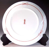 Fujii Kinsai Arita Japan - Shinshayu Kinsai Mt. Fuji & Crain Ornamental plate 26.50 cm - Free Shipping