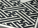 Saito - Dragon Crest Emblem(Silver 950) on Genroku Pattern Pendant Top (Silver 950)
