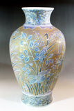 Fujii Kinsai Arita Japan - Yurisai Kinran Dear, Ornamental vase 30.60 cm  (Superlative Collection) - Free Shipping