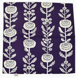 Omotenashi -  Double-Sided Dyeing Kiku (Chrysanthemum) Deep Purple 菊／濃紫（こきむらさき） - Furoshiki (Japanese Wrapping Cloth)