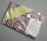 Isamonyou -  Double-Sided Dyeing Musubi Purple/Light Green- Furoshiki (Japanese Wrapping Cloth)