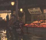 Yoshida Hiroshi - Kagurazaka Dori Night after Rain