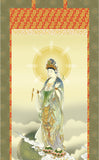 Sankoh Kakejiku - H29E1-K055 - Ryu Jyo Kannon (Rise Dragon & Kannon)- Free Shipping