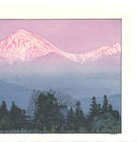 Yoshida Toshi - Azumino in early spring - Free Shipping　　