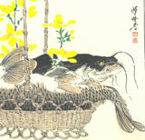 Kawanabe Kyosai - Koi to Namazu ( Caro & Catfish) - Free Shipping